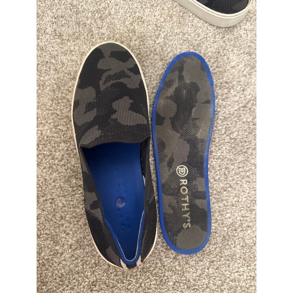Rothy's The Original Slip On Sneaker Women's Retired Gray Camo, sz 8 - Picture 8 of 9